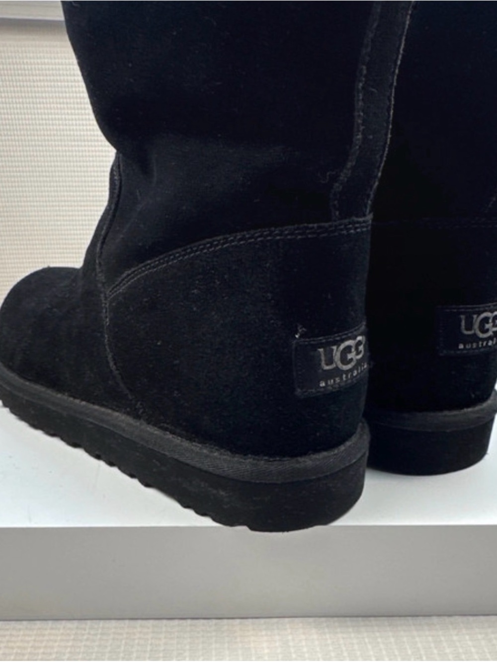 UGG Black Classic Short Suede Boots